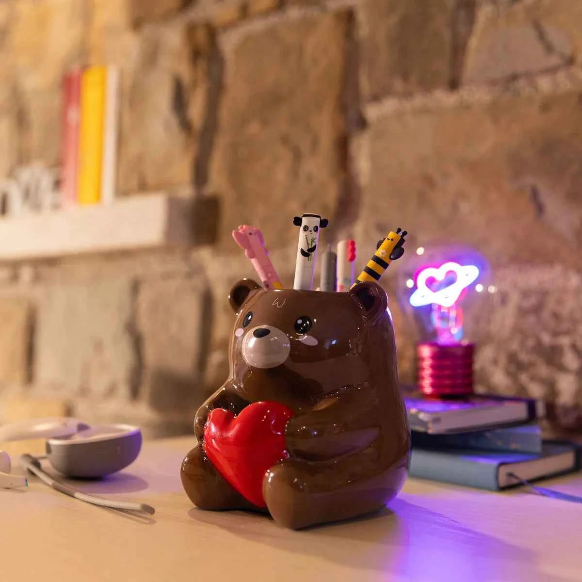 Legami | Keramische Pennenhouder - Teddy Bear - Desk Friends