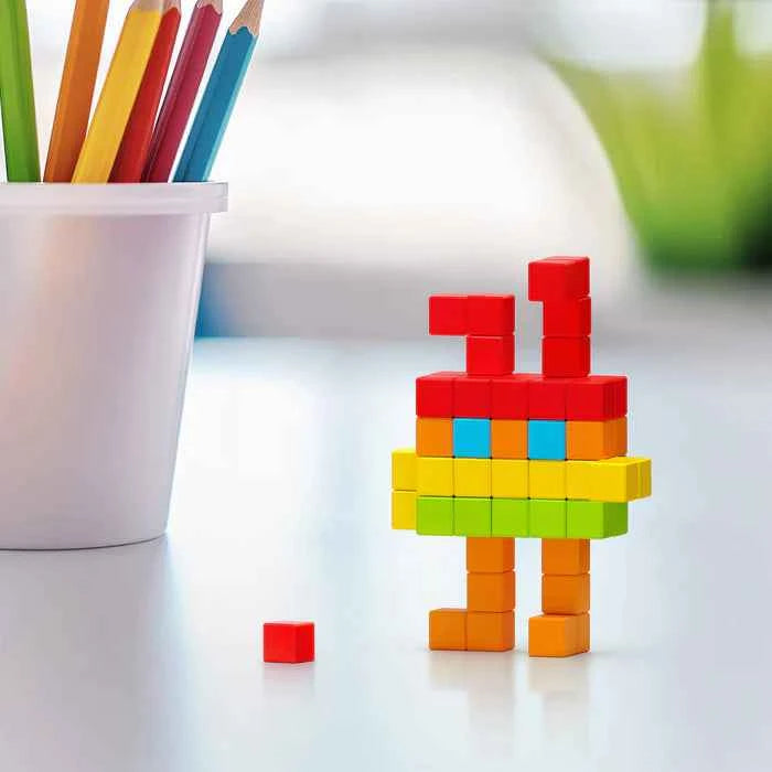 Pixio | Magnetic Blocks Story Series Rainbow 63 Pieces