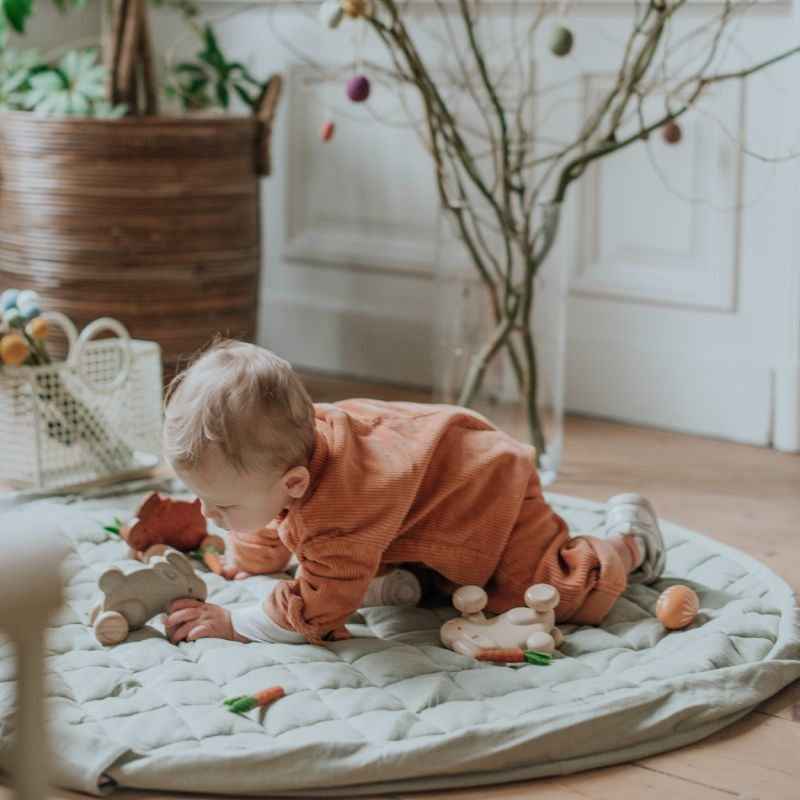 Plan Toys konijntje - Blauw