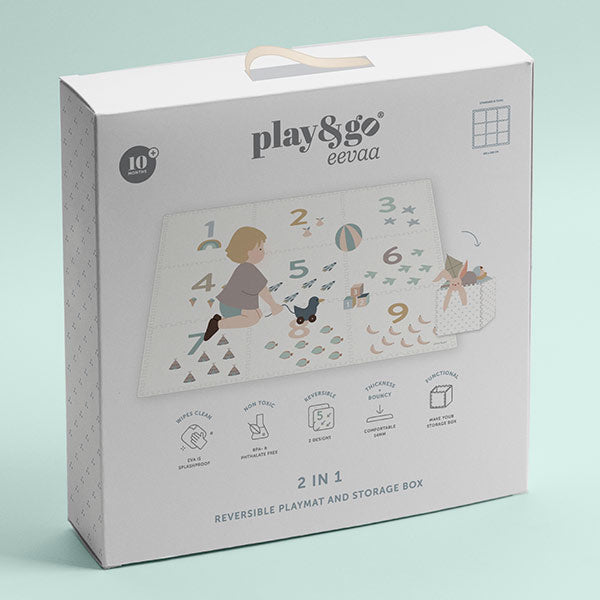 Play and Go EEVAA 2 in 1 puzzelmat en opbergbox Numbers