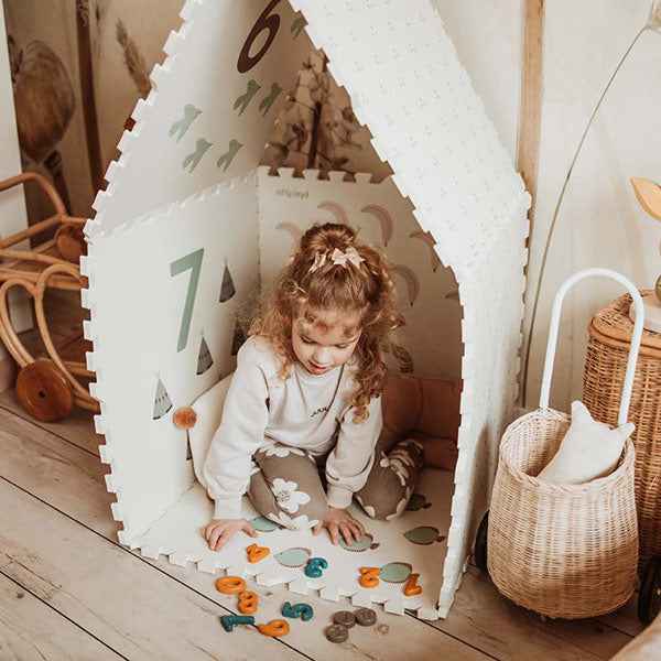 Play and Go EEVAA 2 in 1 puzzelmat en opbergbox Numbers
