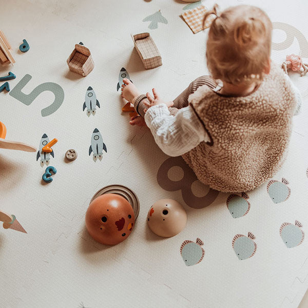 Play and Go EEVAA 2 in 1 puzzelmat en opbergbox Numbers