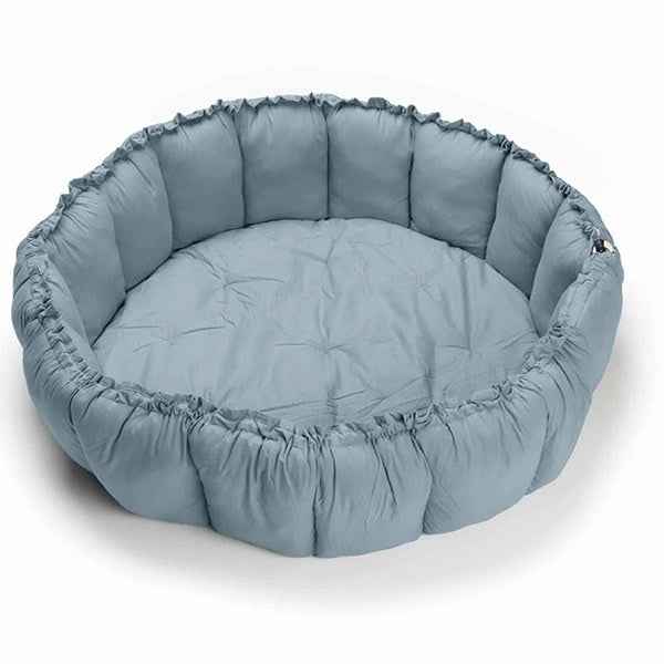 Play and Go Bloom Dusty Blue Organic Play Mat