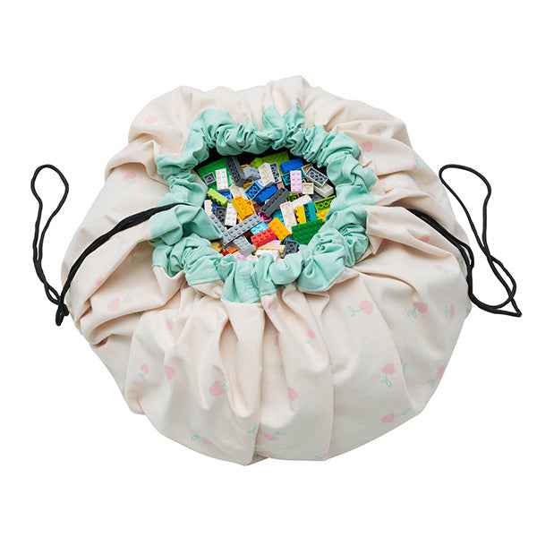 Play and Go play mat and storage bag Cherry love