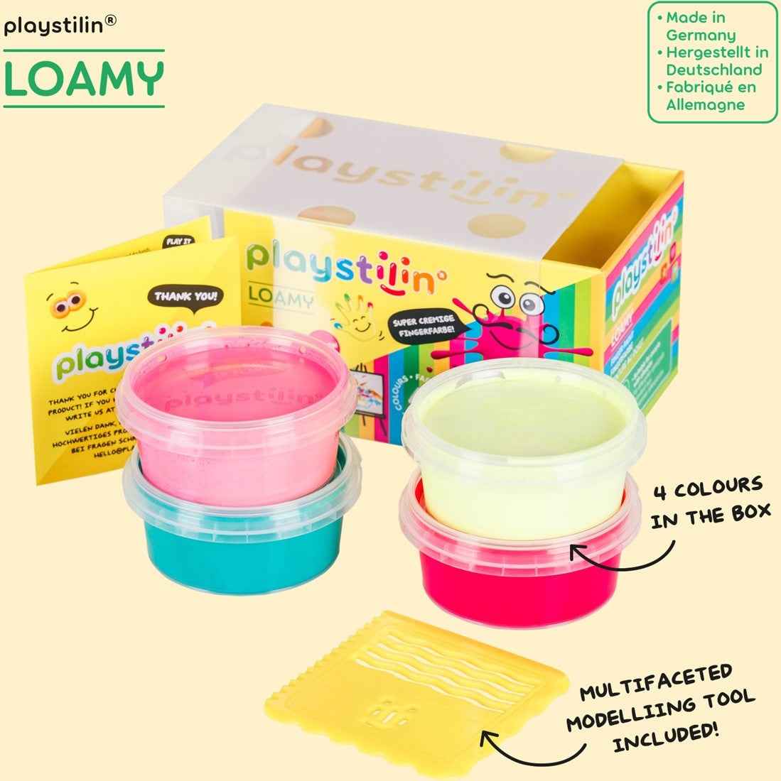 Playstilin | Loamy Finger Paint