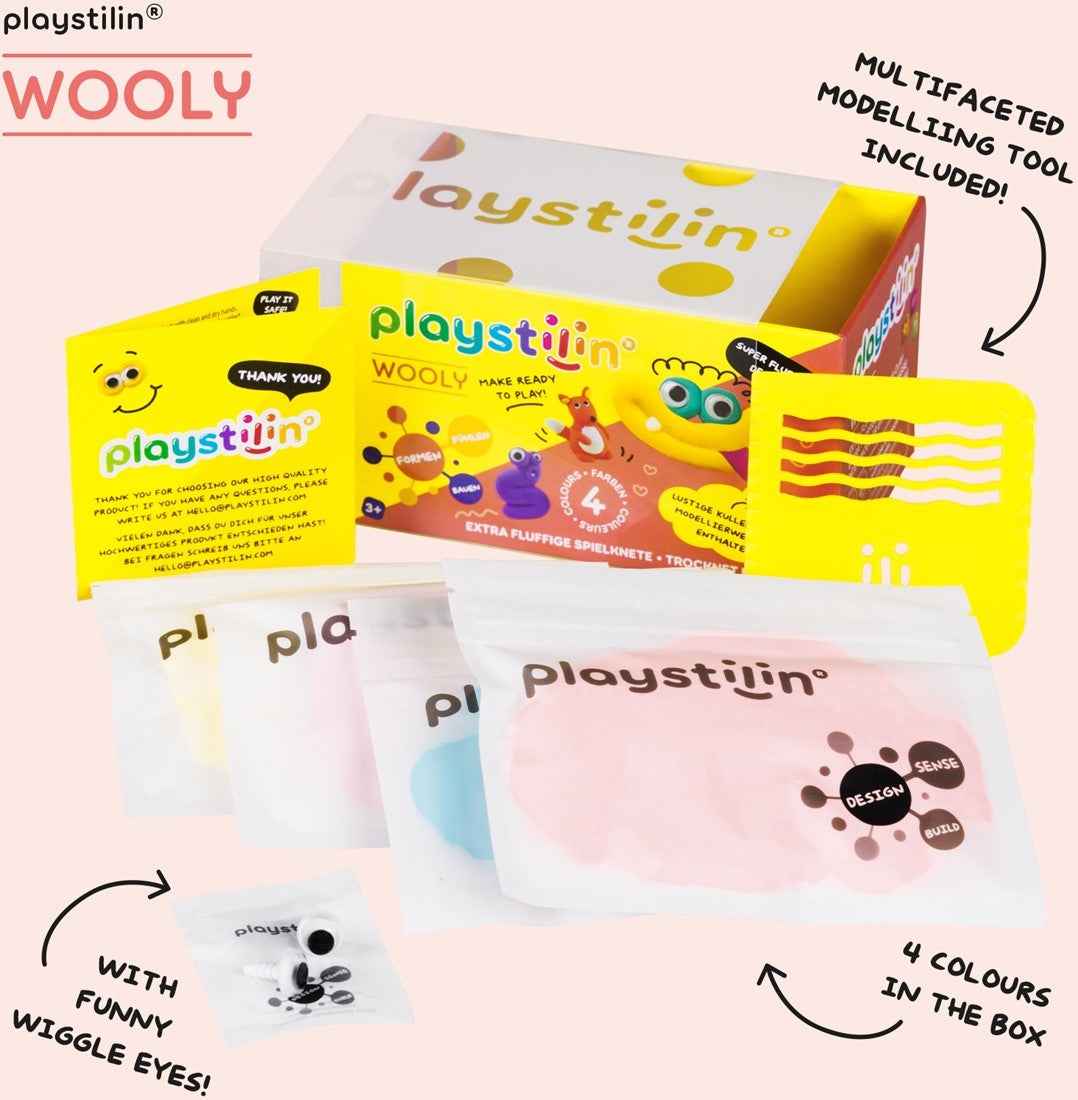 Playstilin | Wooly  Fluffy Klei