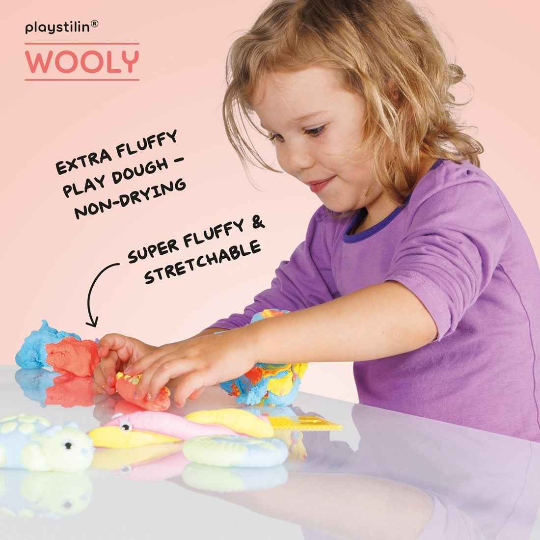 Playstilin | Wooly  Fluffy Klei