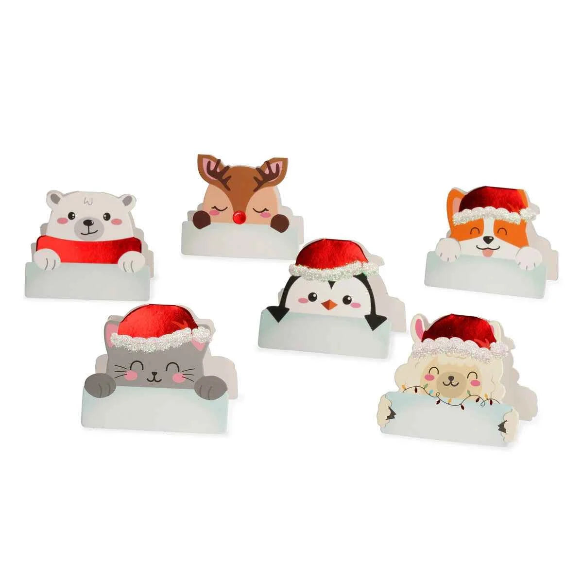 Legami | Set Van 12 Kersttafelkaartjes