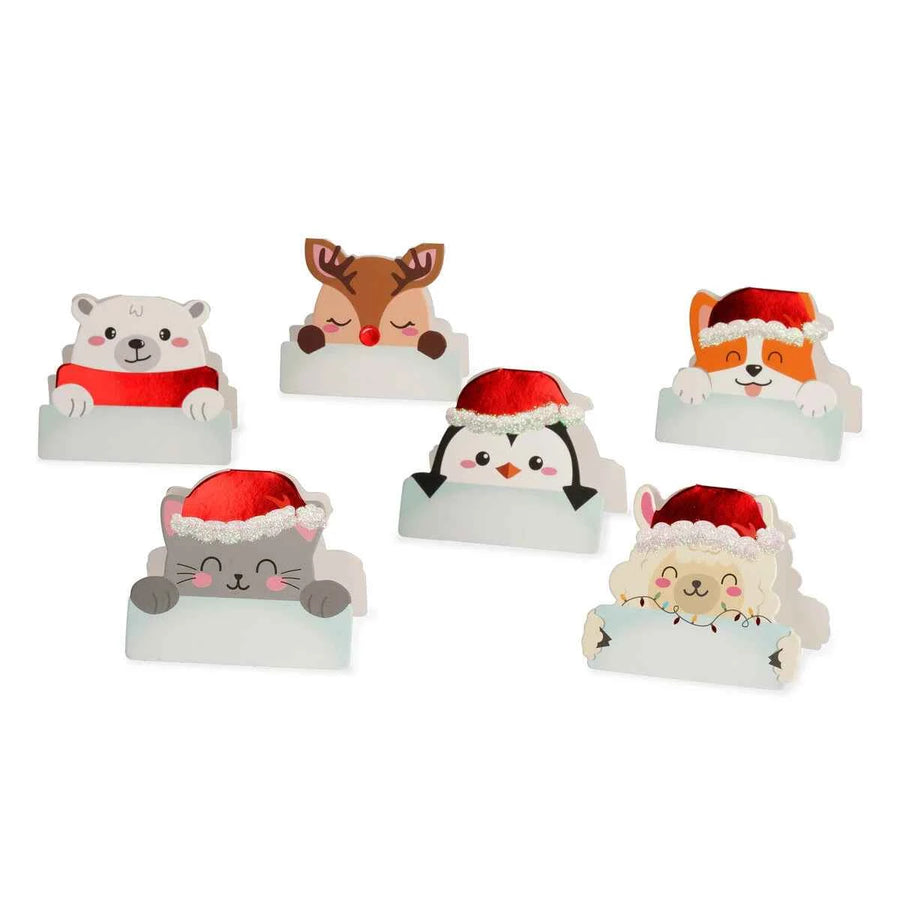 Legami | Set Van 12 Kersttafelkaartjes