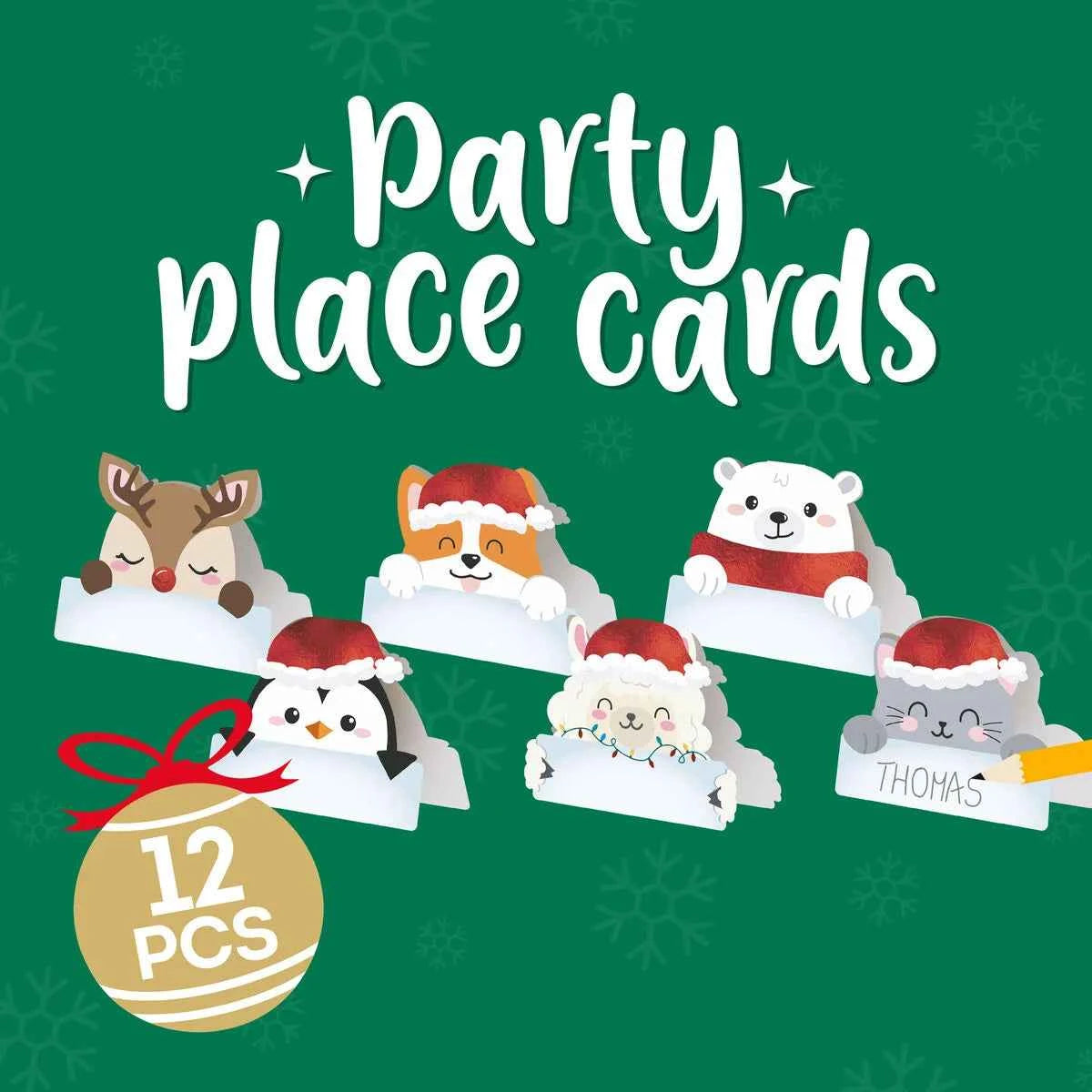 Legami | Set Van 12 Kersttafelkaartjes