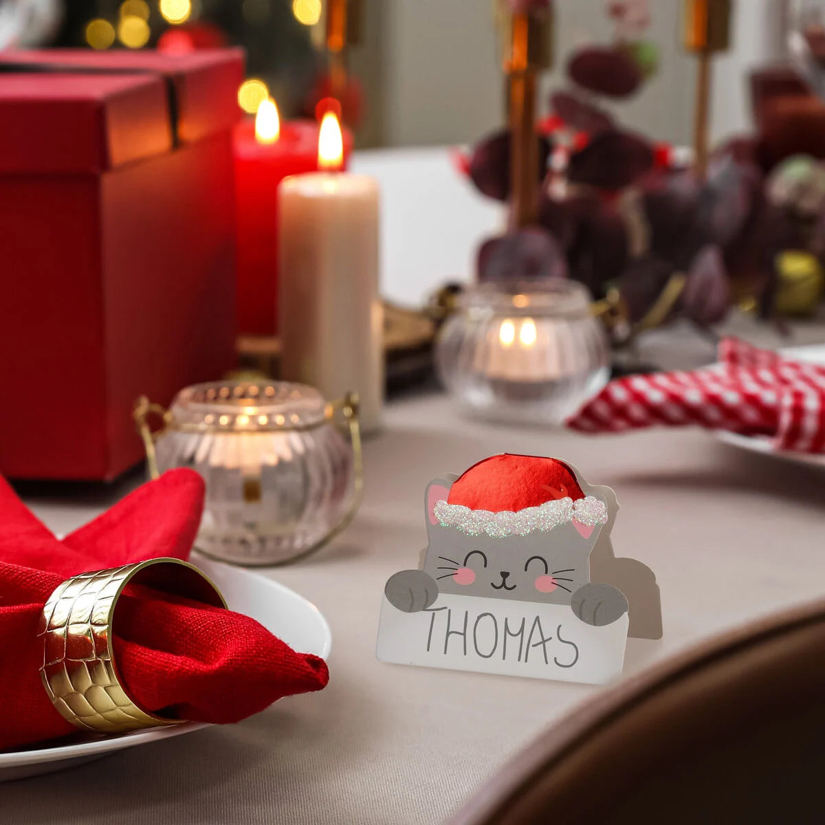 Legami | Set Van 12 Kersttafelkaartjes