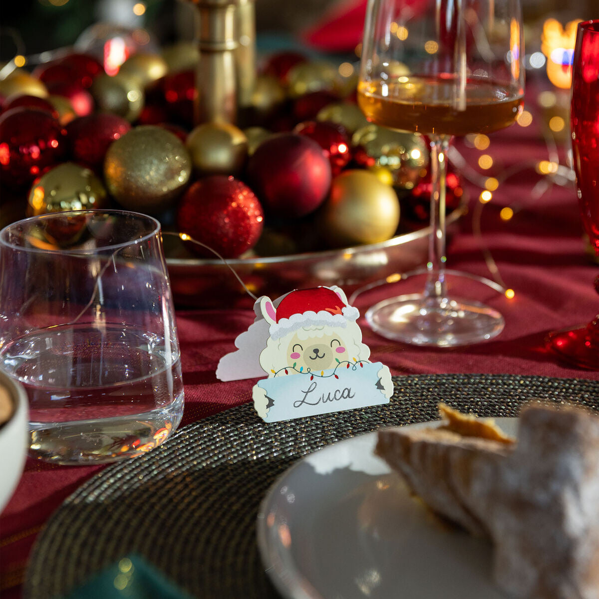 Legami | Set Van 12 Kersttafelkaartjes