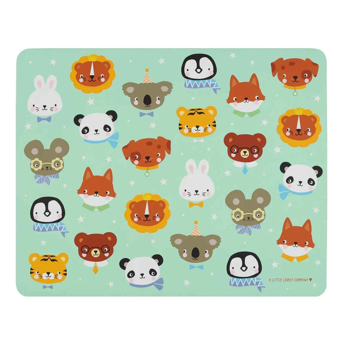A Little Lovely Company | Animal Friends Placemat