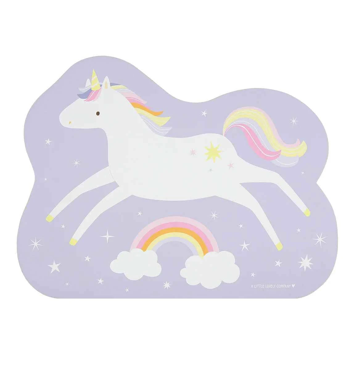 A Little Lovely Company | Placemat Jumping unicorn