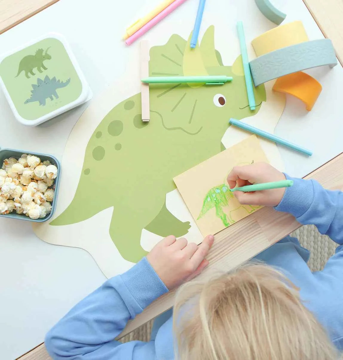 A Little Lovely Company | Small Dinosaur Placemat