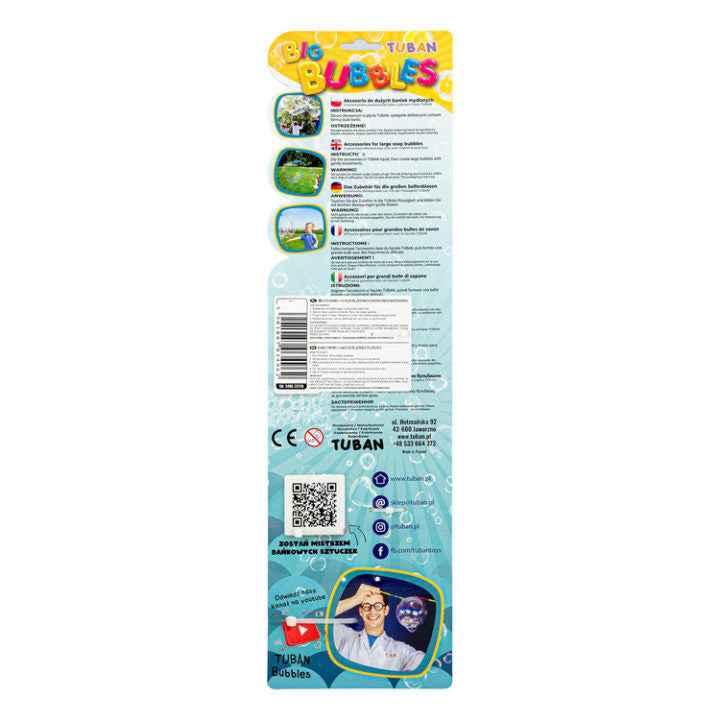 Tuban | Set Bubbelzwaard + Vloeistof 250 ml Dubbele Navulling