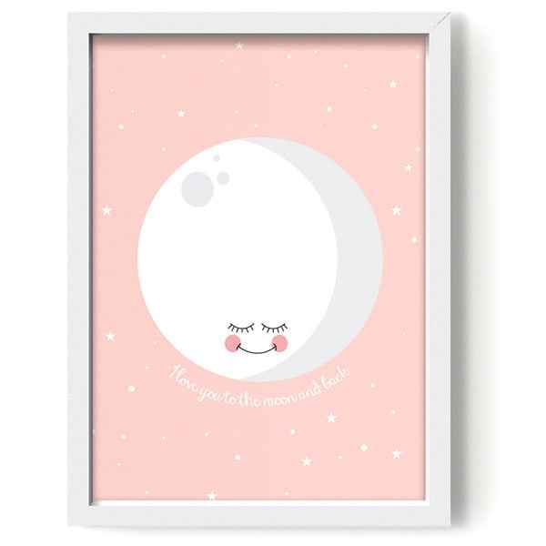 Poster - Pink Moon - Eef Lillemor