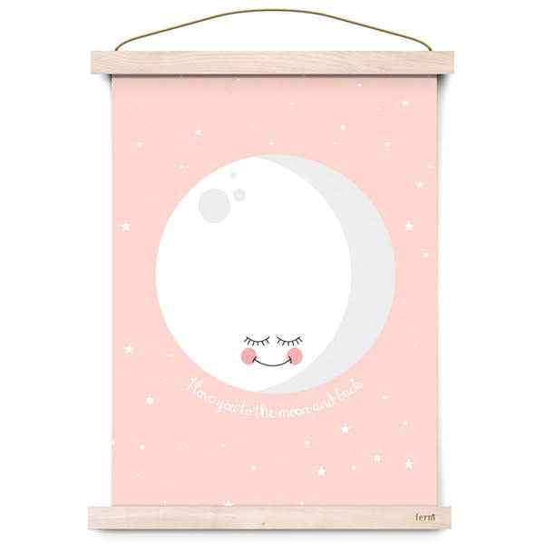 Poster - Pink Moon - Eef Lillemor