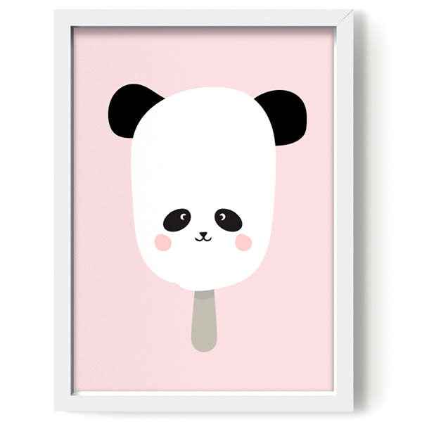 Poster - Pink Panda Pop - Eef Lillemor