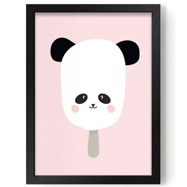 Poster - Pink Panda Pop - Eef Lillemor