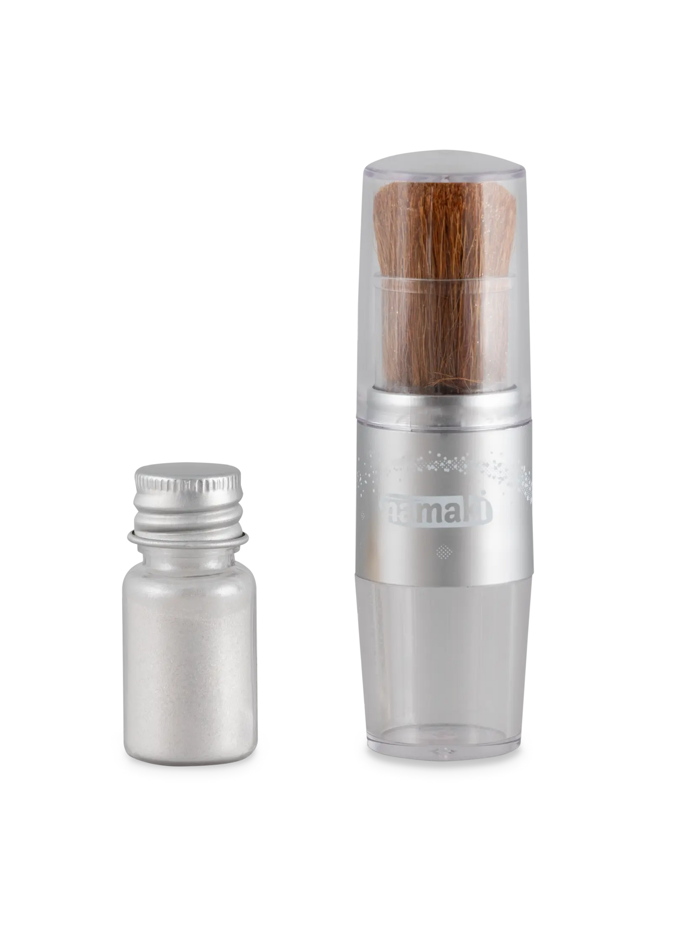 Namaki | glitter borstel zilver