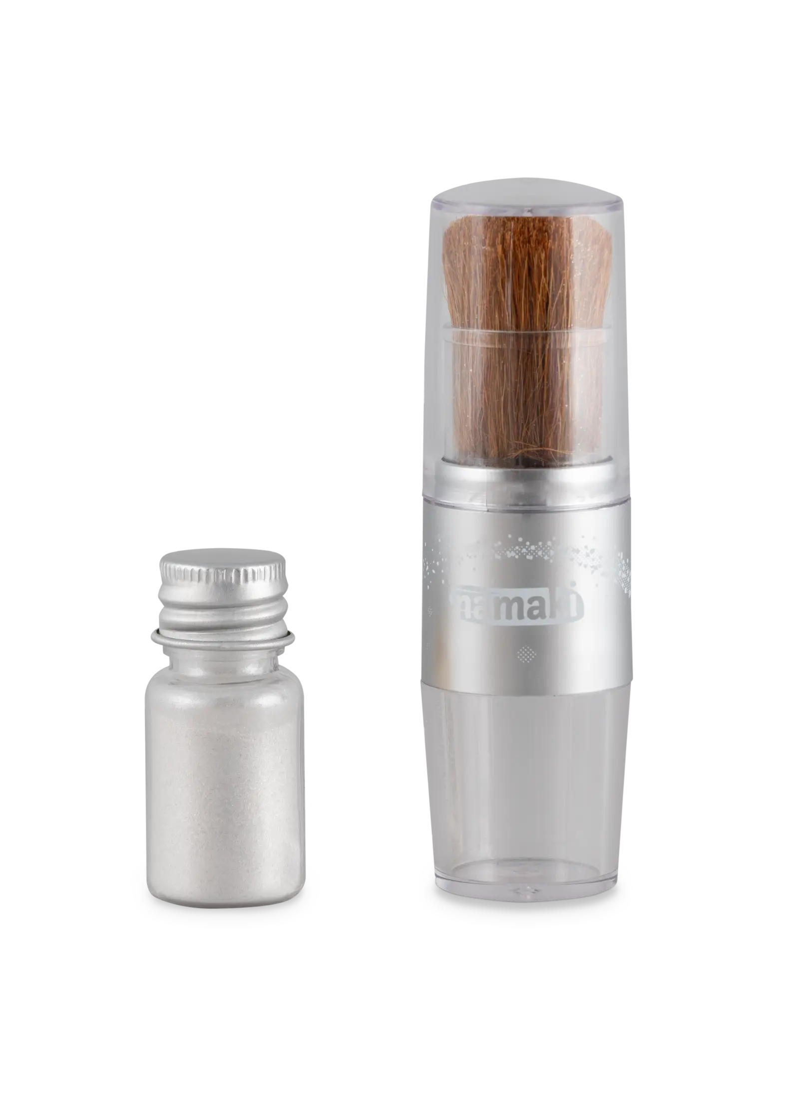 Namaki | glitter borstel zilver