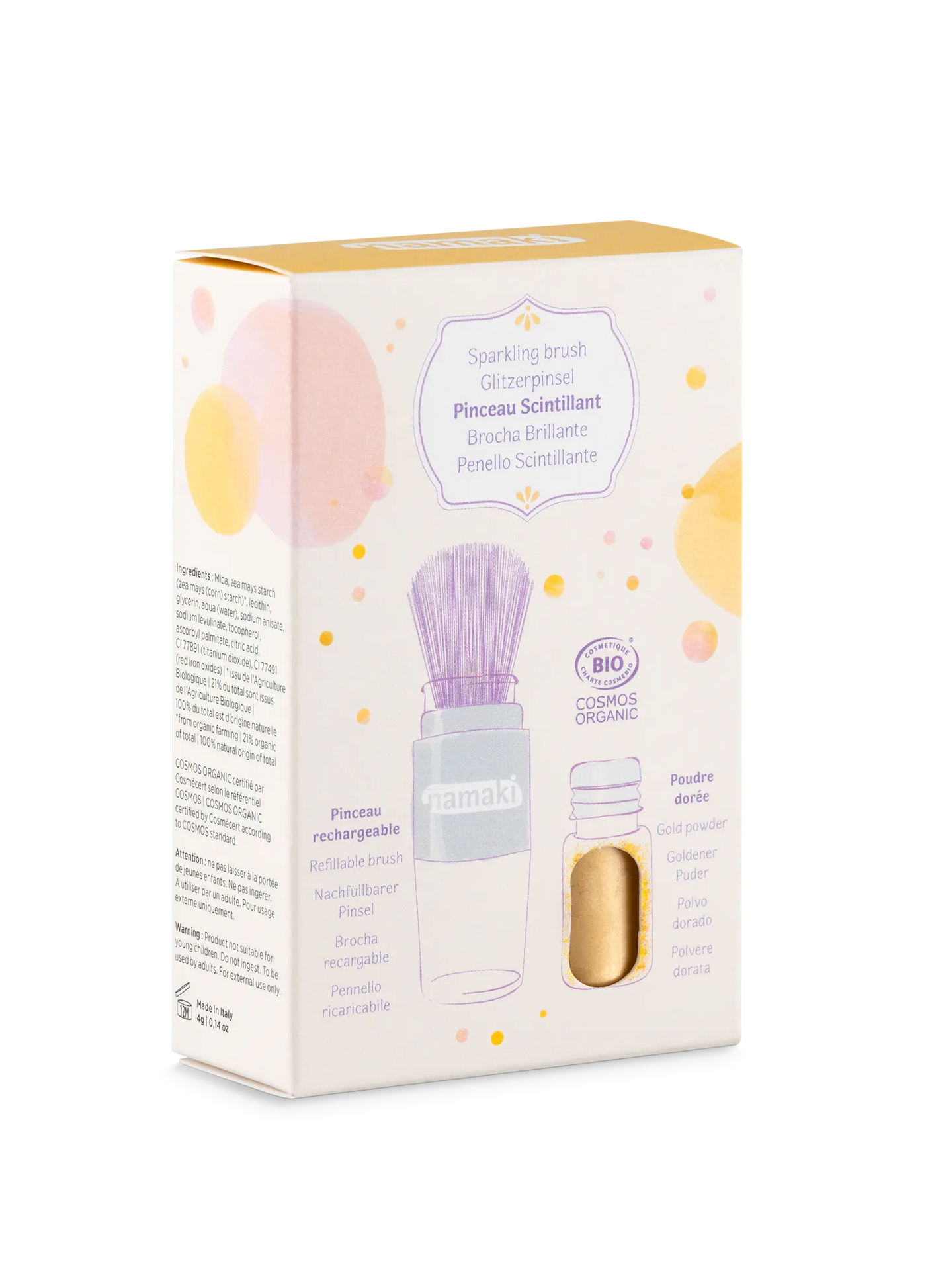 Namaki | glitter borstel goud
