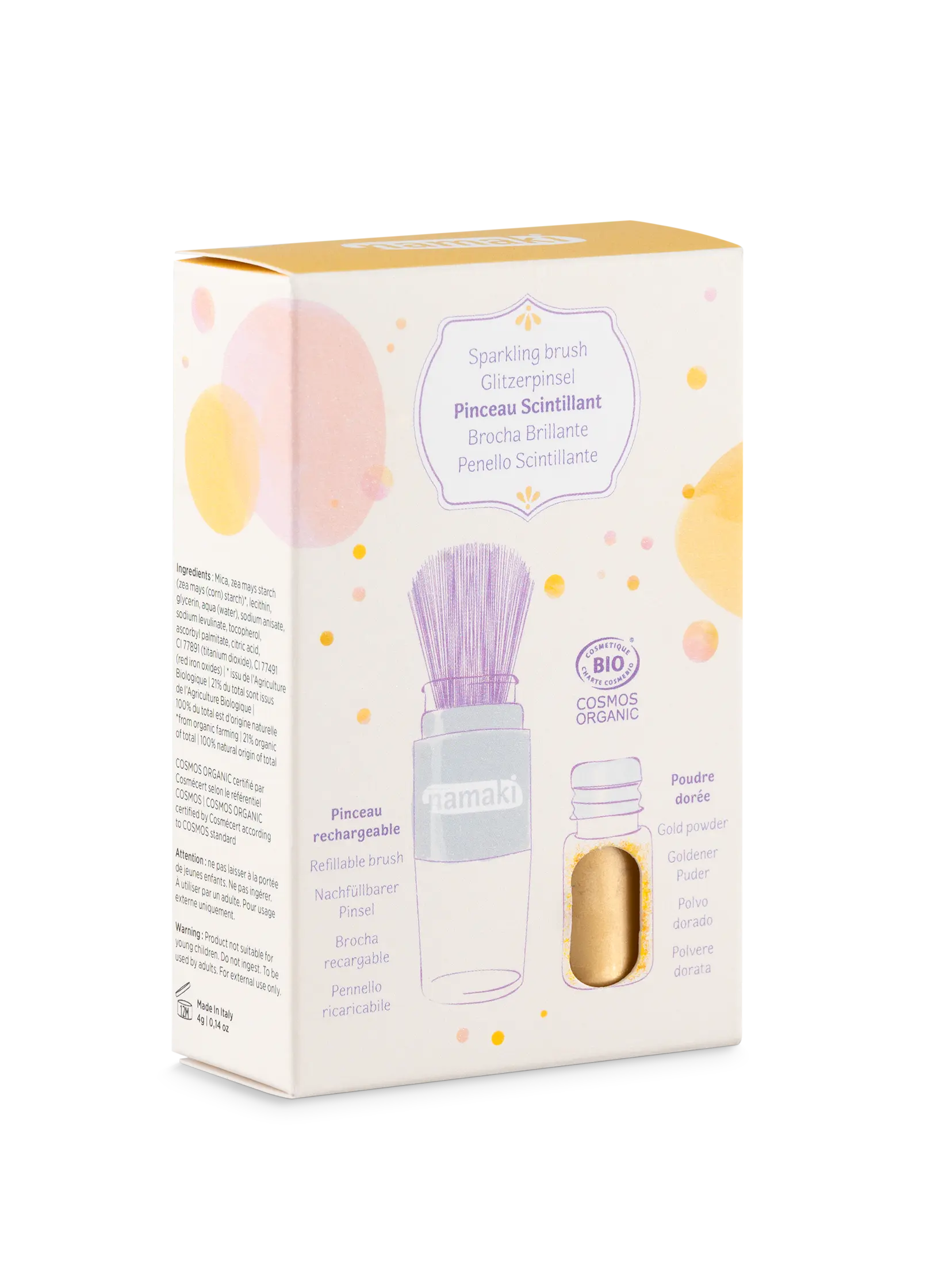 Namaki | glitter borstel goud