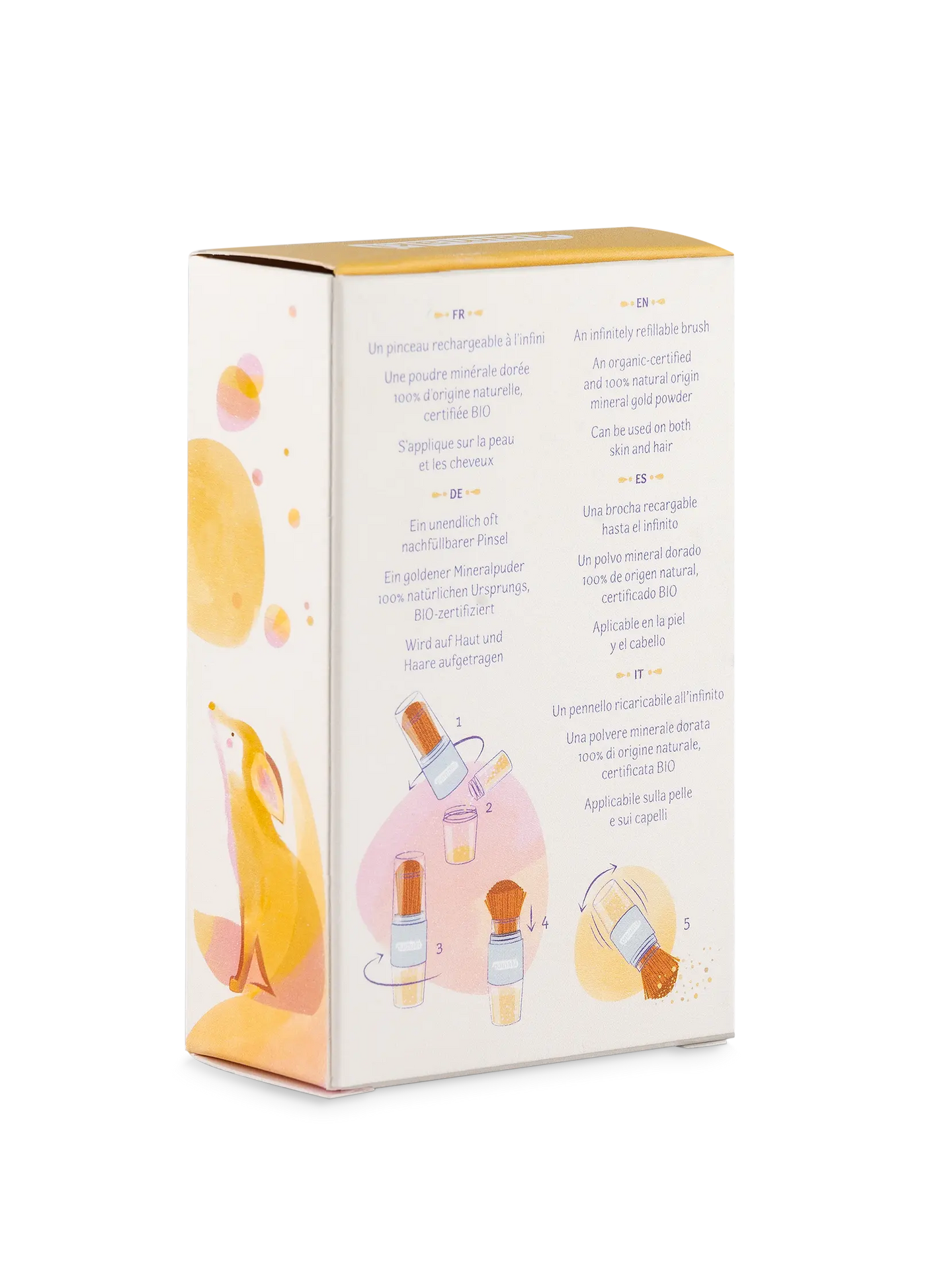 Namaki | glitter borstel goud