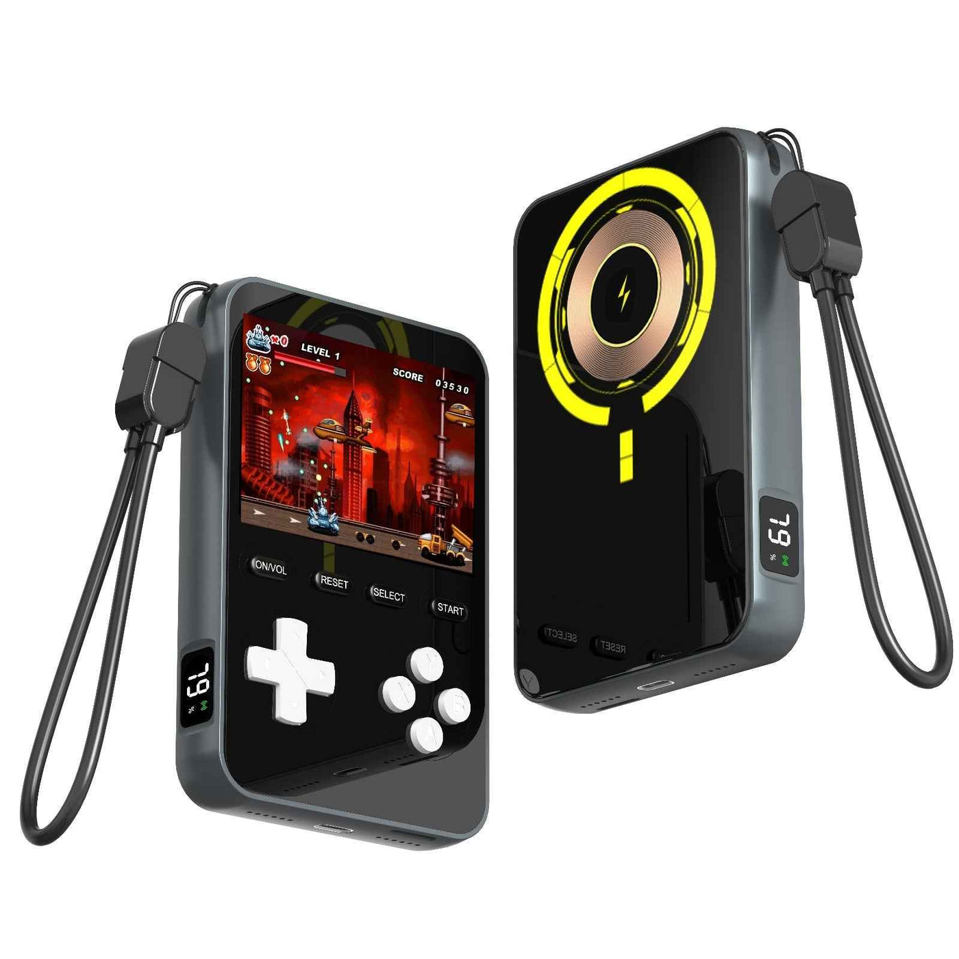 Reset Club | Magnetic Gaming Powerbank Black