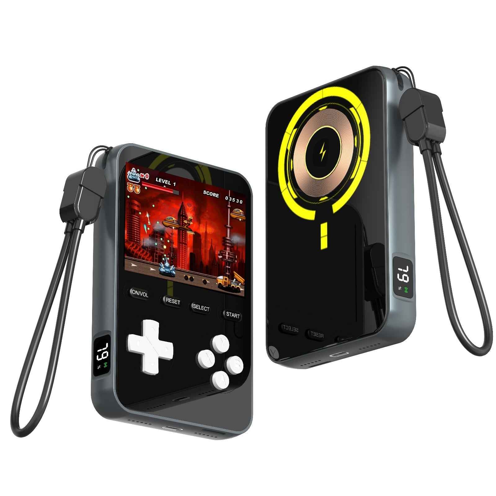 Reset Club | Magnetic Gaming Powerbank Black