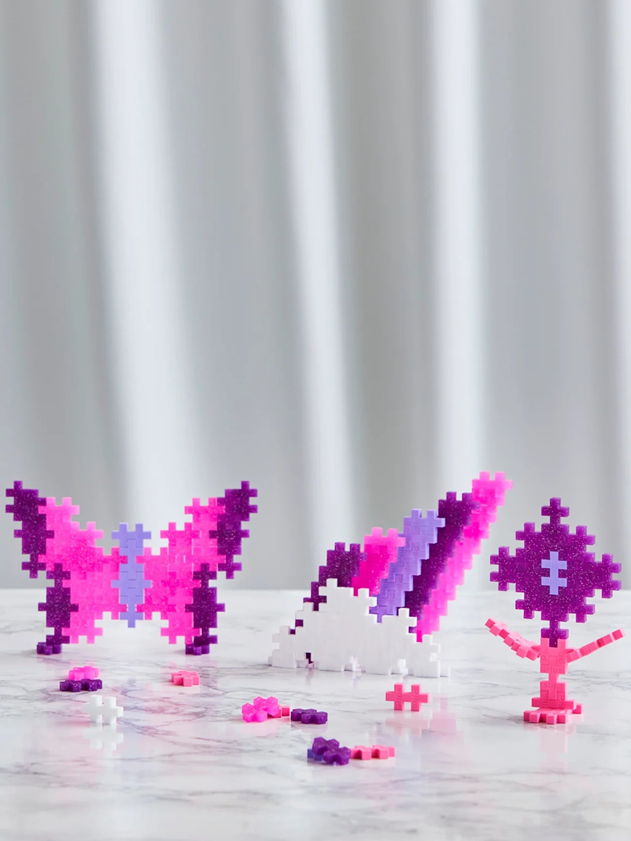 Plus-Plus | Educatief Speelgoed Bouwstenen Glitter Color Mix 100 Stuks