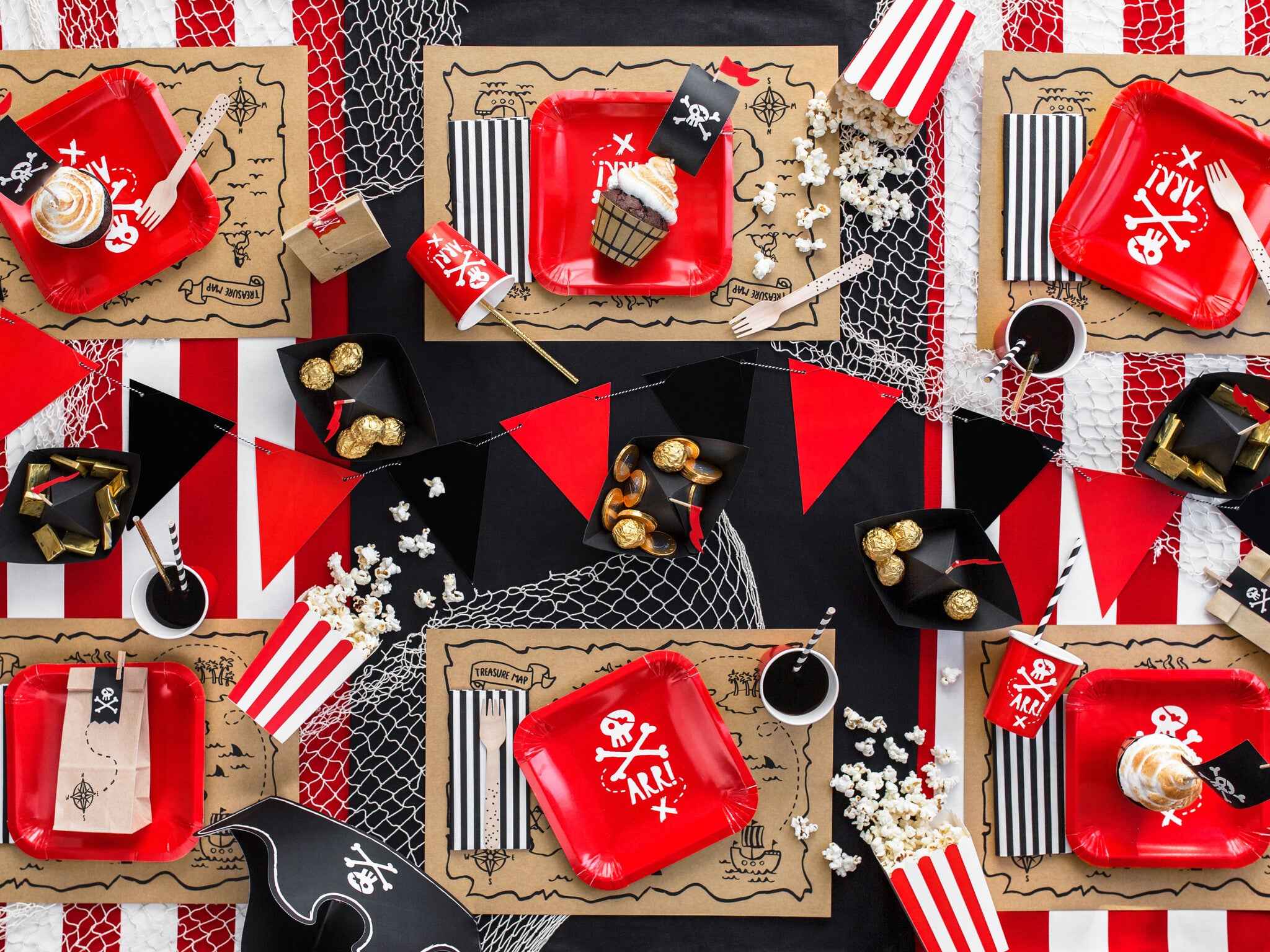 Party Deco Pirate Placemats