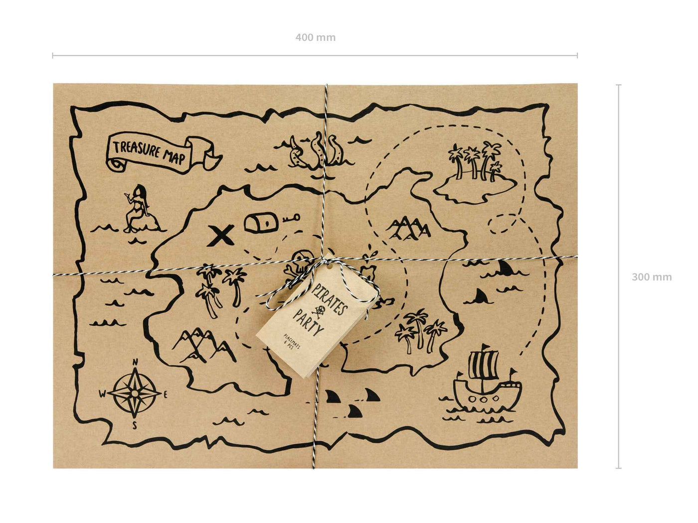 Party Decor Pirate Placemats