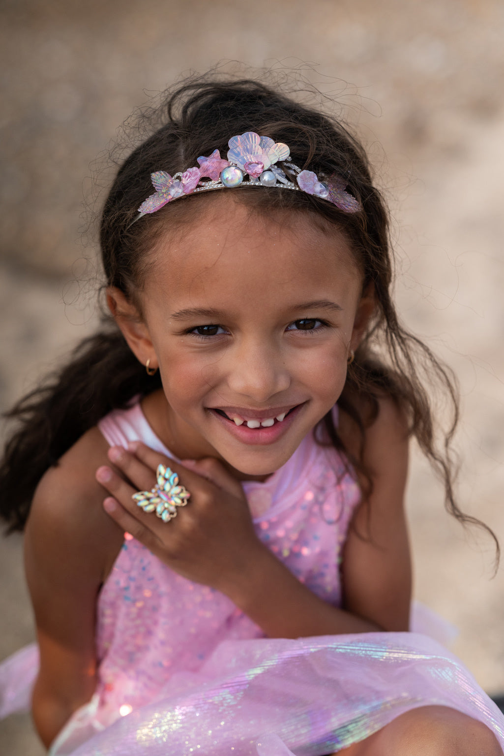 Great Pretenders | Boutique Oceaan Juweel Tiara Roze