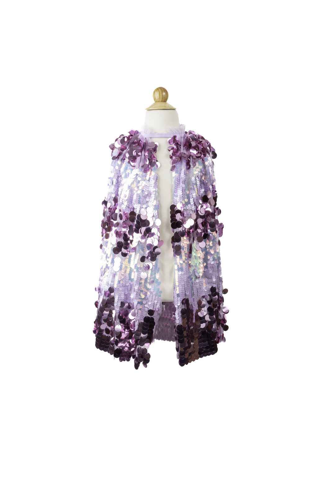 Great Pretenders | De 5 th Avenue Paarse Pailette Cape 4 - 6 Y