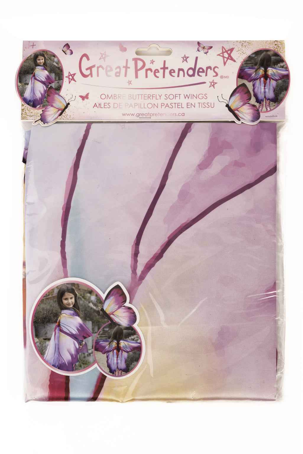 Great Pretenders | Ombre Butterfly Soft Wings 4-6Y