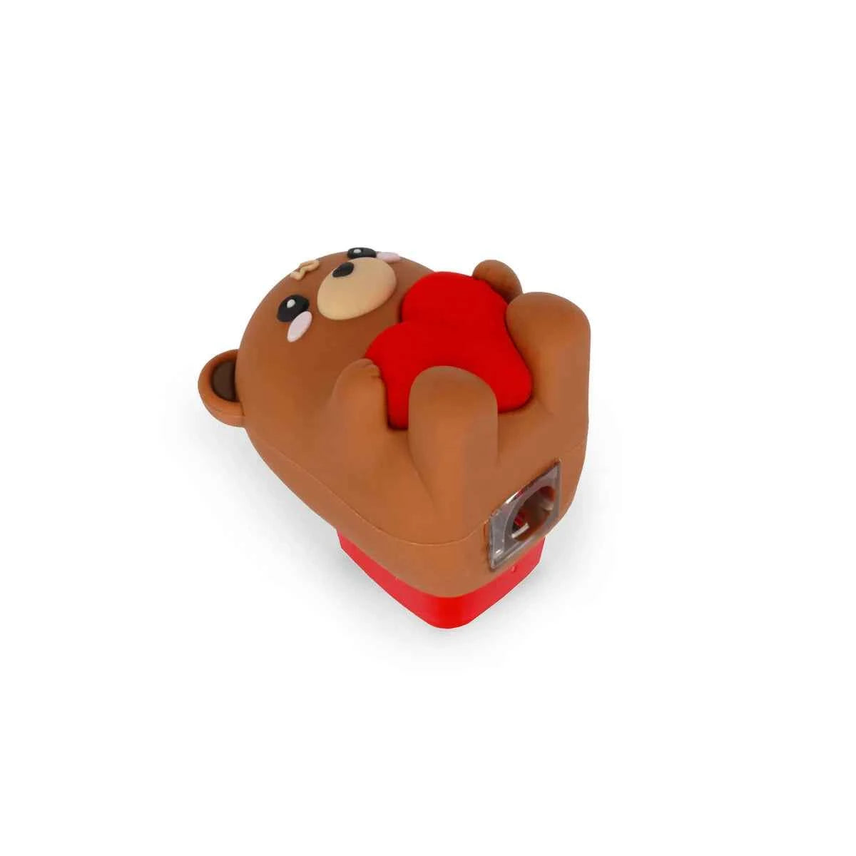 Legami | Verlichte Puntenslijper Met Opbergbakje - Teddy Bear - Sharpening is Magic