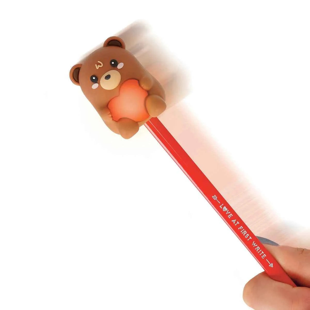 Legami | Verlichte Puntenslijper Met Opbergbakje - Teddy Bear - Sharpening is Magic