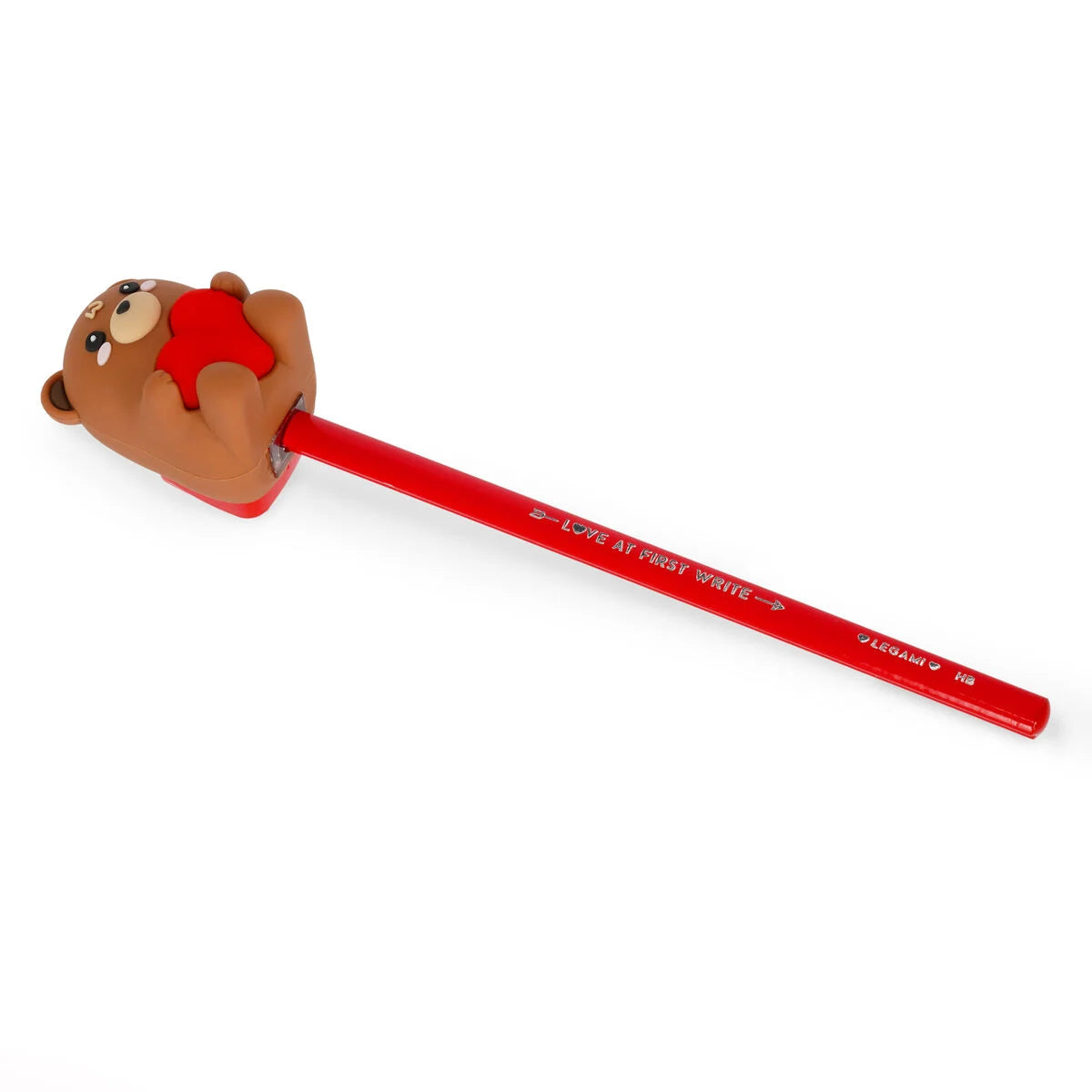 Legami | Verlichte Puntenslijper Met Opbergbakje - Teddy Bear - Sharpening is Magic