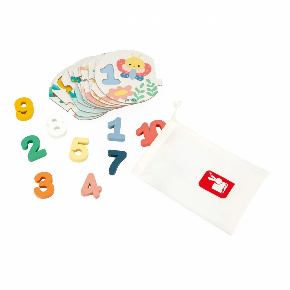 Janod | Pure - Mijn Eerste Cijferpuzzel