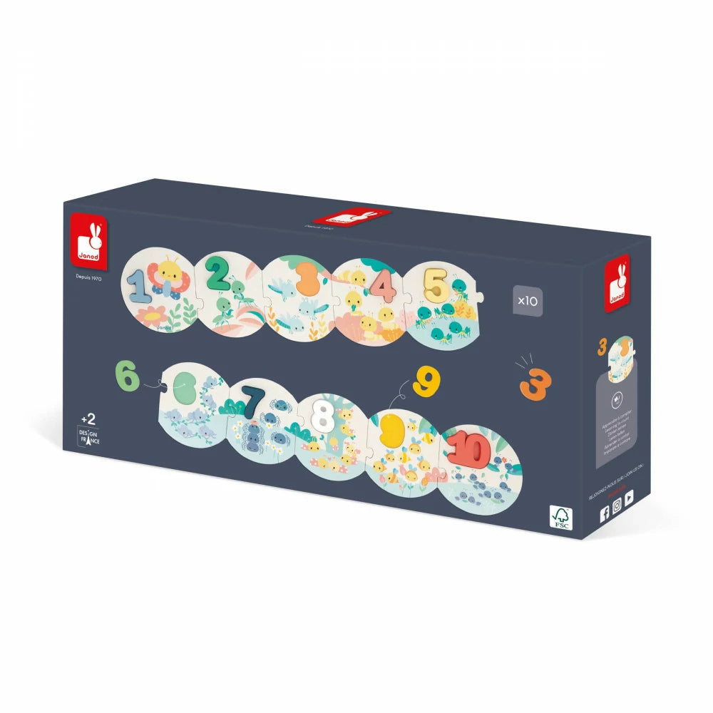 Janod | Pure - Mijn Eerste Cijferpuzzel