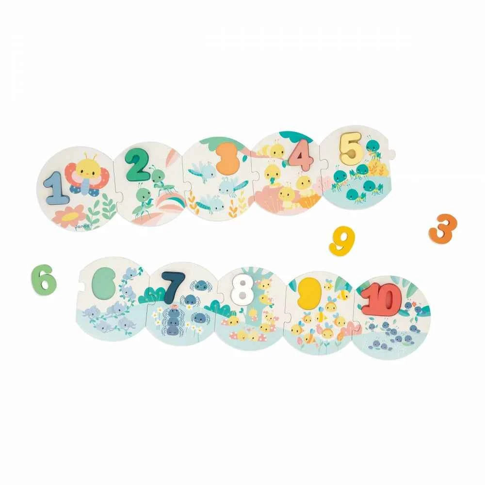 Janod | Pure - My First Number Puzzle