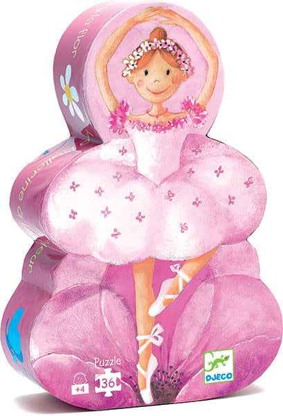 Djeco | Puzzel De Ballerina Met De Bloem- 36 Stuks