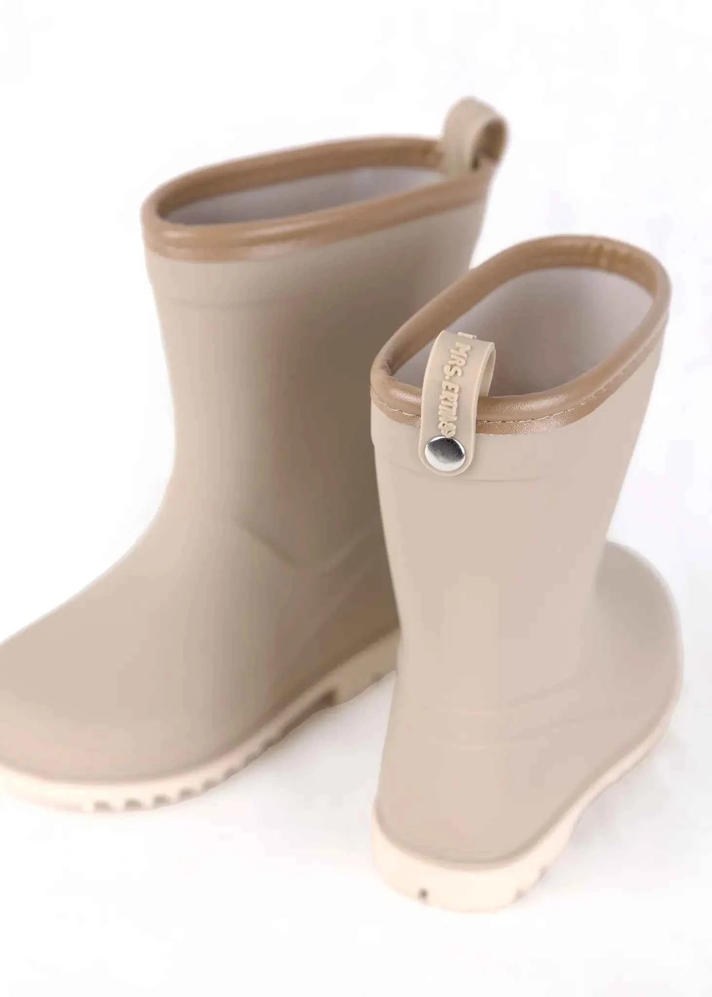 Mrs Ertha | Wellies Regenlaarzen Taupe