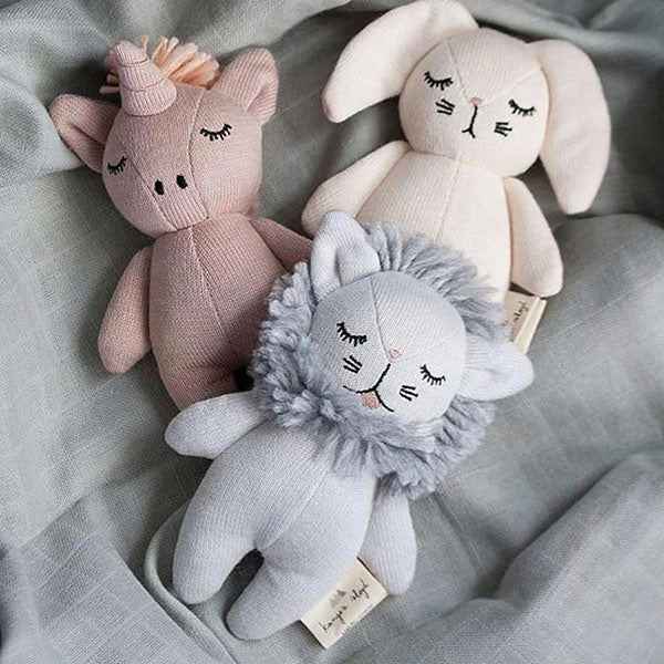 Rammelaar Mini Unicorn Rose fawn - Konges SlÃ¸jd