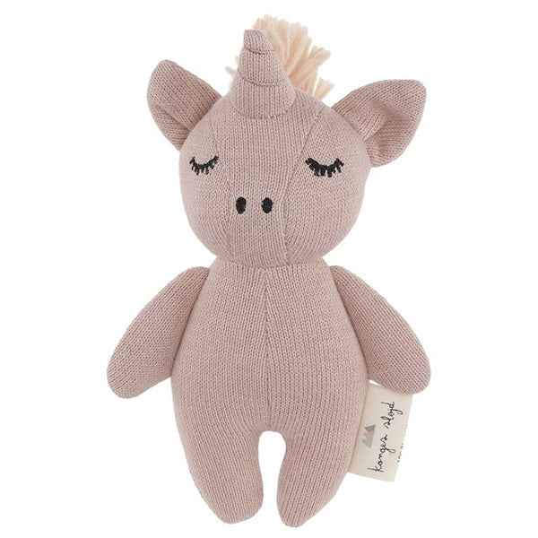 Rammelaar Mini Unicorn Rose fawn - Konges SlÃ¸jd