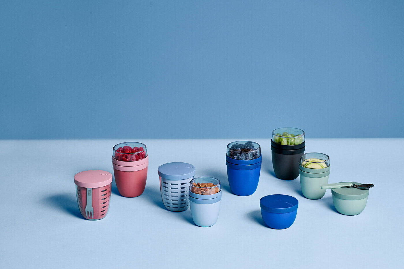 Mepal | Lunchpot Ellipse Mini Nordic Black Kunststof Sage 300ml