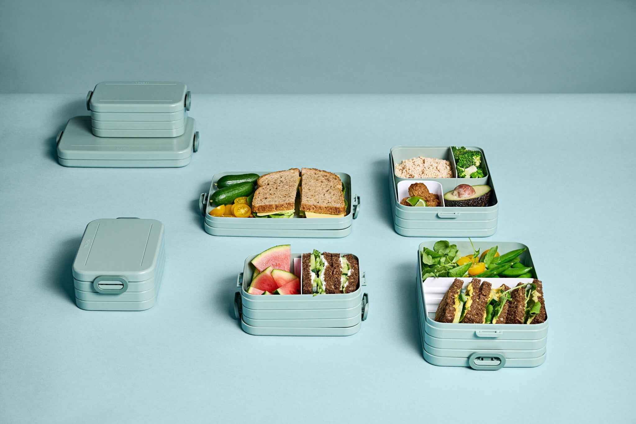 Mepal | Bento Lunchbox Take A Break Midi Nordic Black 12x6,5x18,5cm