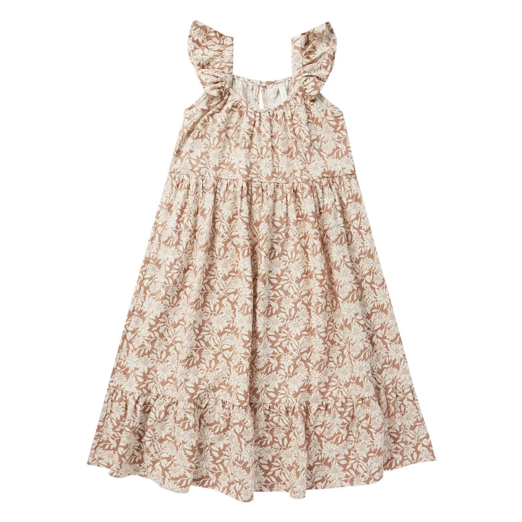 Rylee and Cru | Abbie Tiered Dress Plumeria